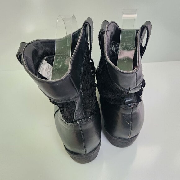 Journey Collection Kassi Western Bootie Black Size 11 - Picture 5 of 10